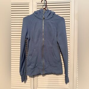 Lululemon Scuba Full Zip Hoodie - Washed Denim